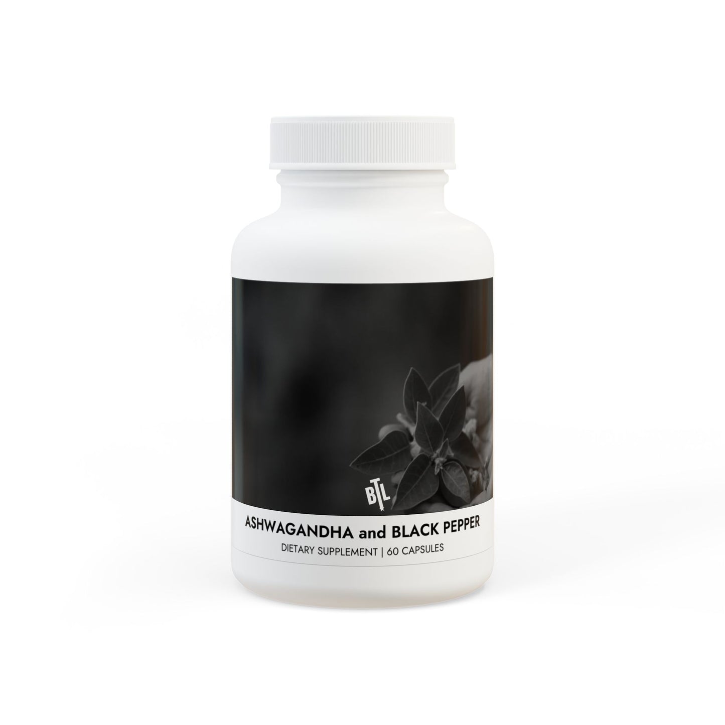 Ashwagandha and Black Pepper Supplement (60 capsules)