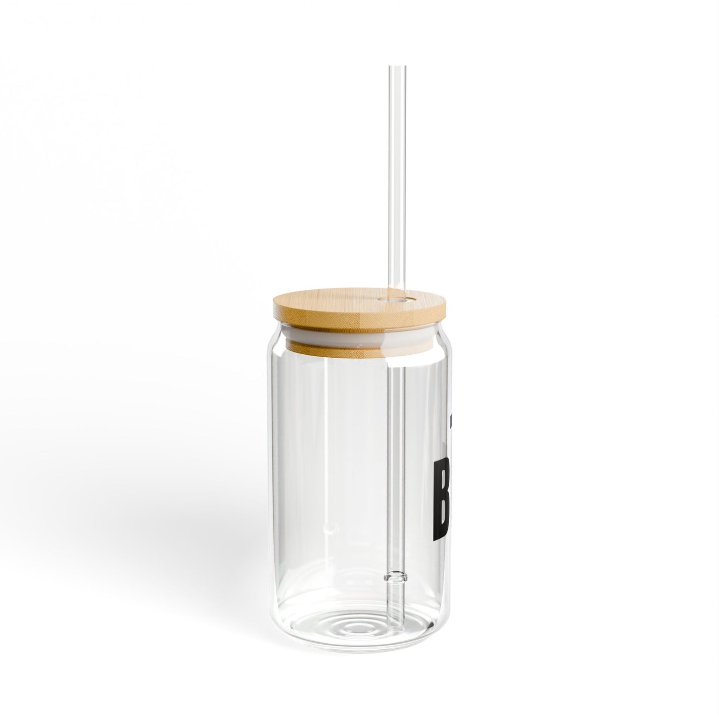 BTL Sipper Glass - 16oz Eco-Friendly Drinkware with Bamboo Lid