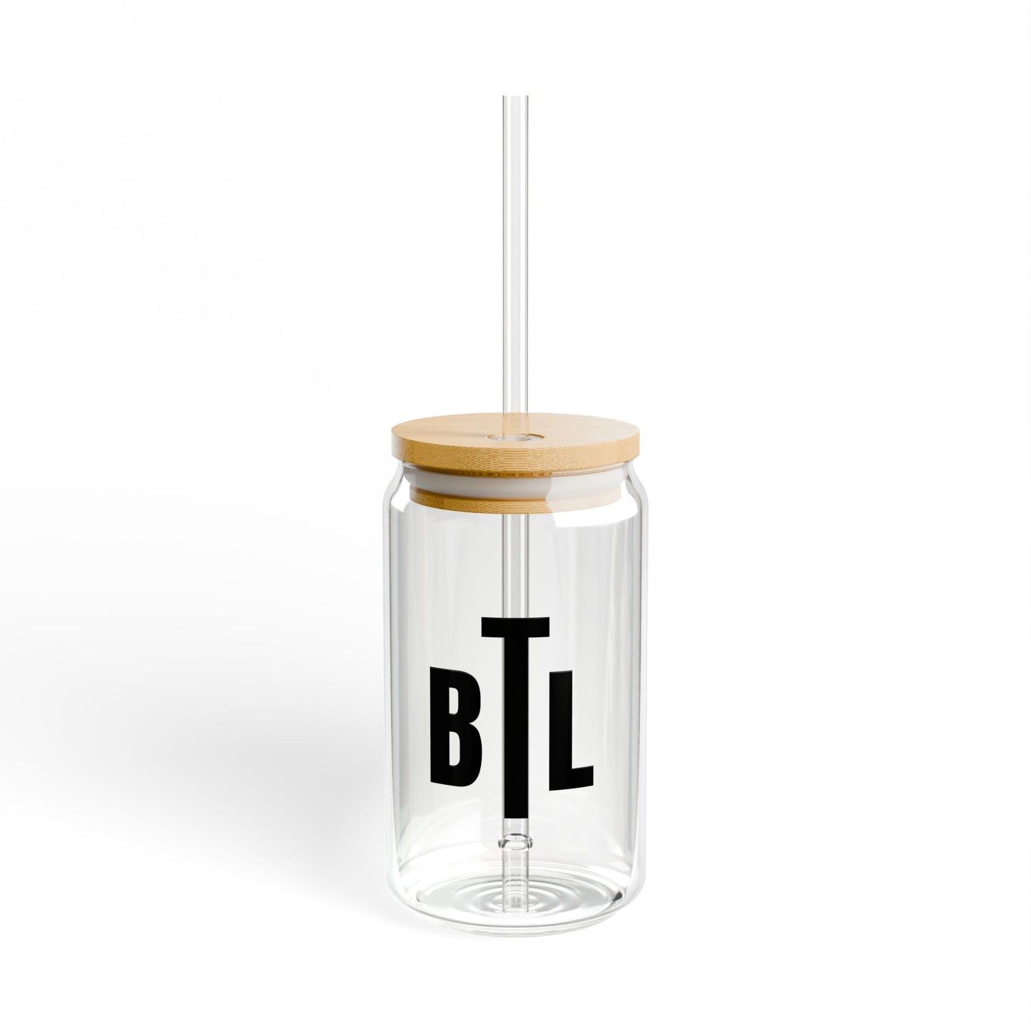 BTL Sipper Glass - 16oz Eco-Friendly Drinkware with Bamboo Lid