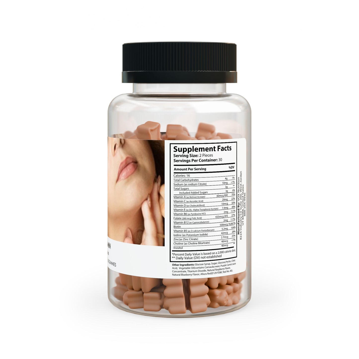 Hair Vitamin Gummies (60 Gummies)